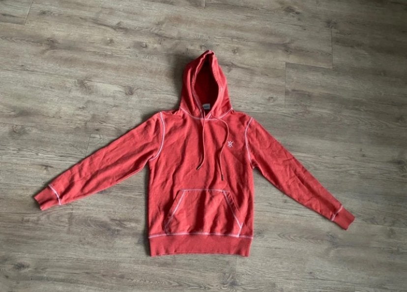 Daily Paper | Rode heren hoodie | Maat Xs | Capuchon, Kleding | Heren, Truien en Vesten, Ophalen of Verzenden, Zo goed als nieuw