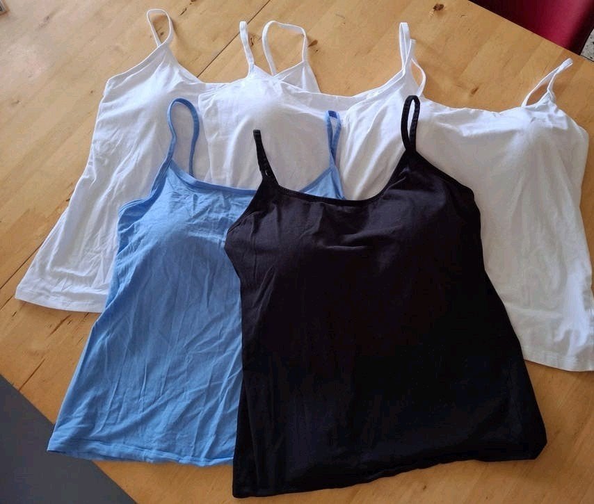 Hema BH Hemdjes Dames XL met ingebouwde cups - 5 stuks, Kleding | Dames, Wit, Maat 46/48 (XL) of groter, Nieuw, Ophalen of Verzenden