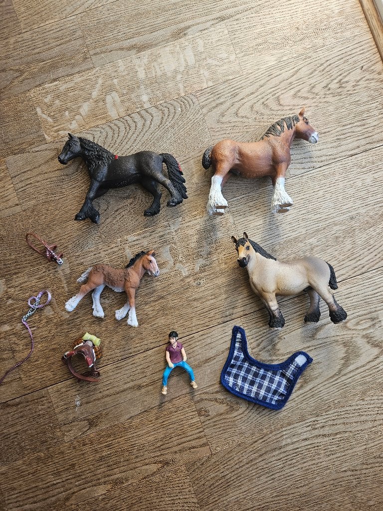 Schleich paarden + accessoires, Ophalen of Verzenden, Zo goed als nieuw