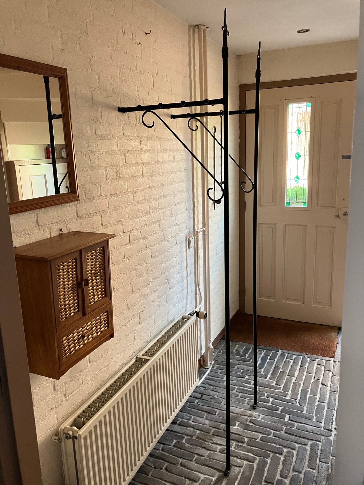 Sierlijke ijzeren kapstok, Gebruikt, 200 cm of meer, Metaal, Ophalen