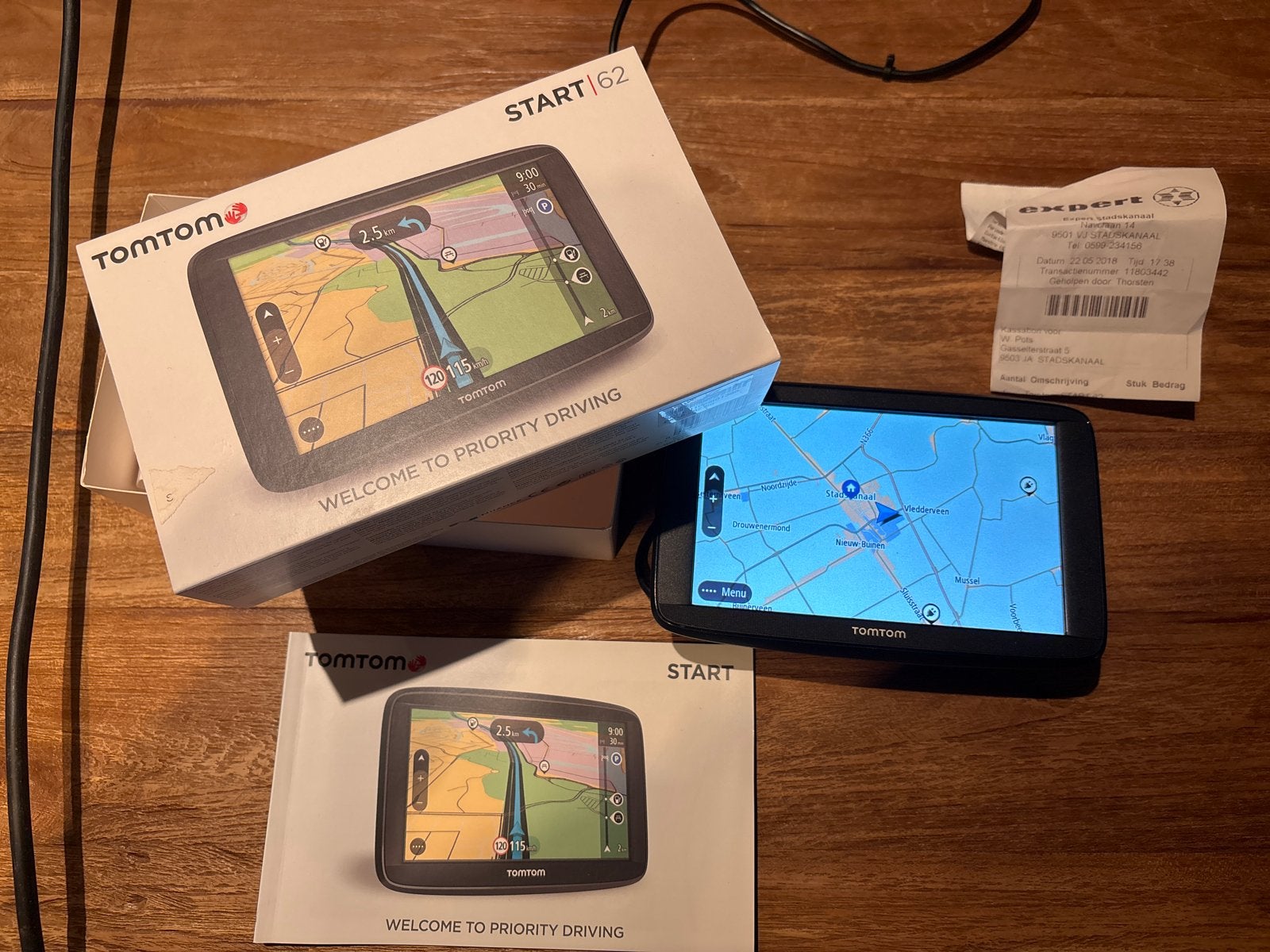 TomTom START 62 Navigatiesysteem - Zo goed als nieuw, Auto diversen, Ophalen of Verzenden, Zo goed als nieuw