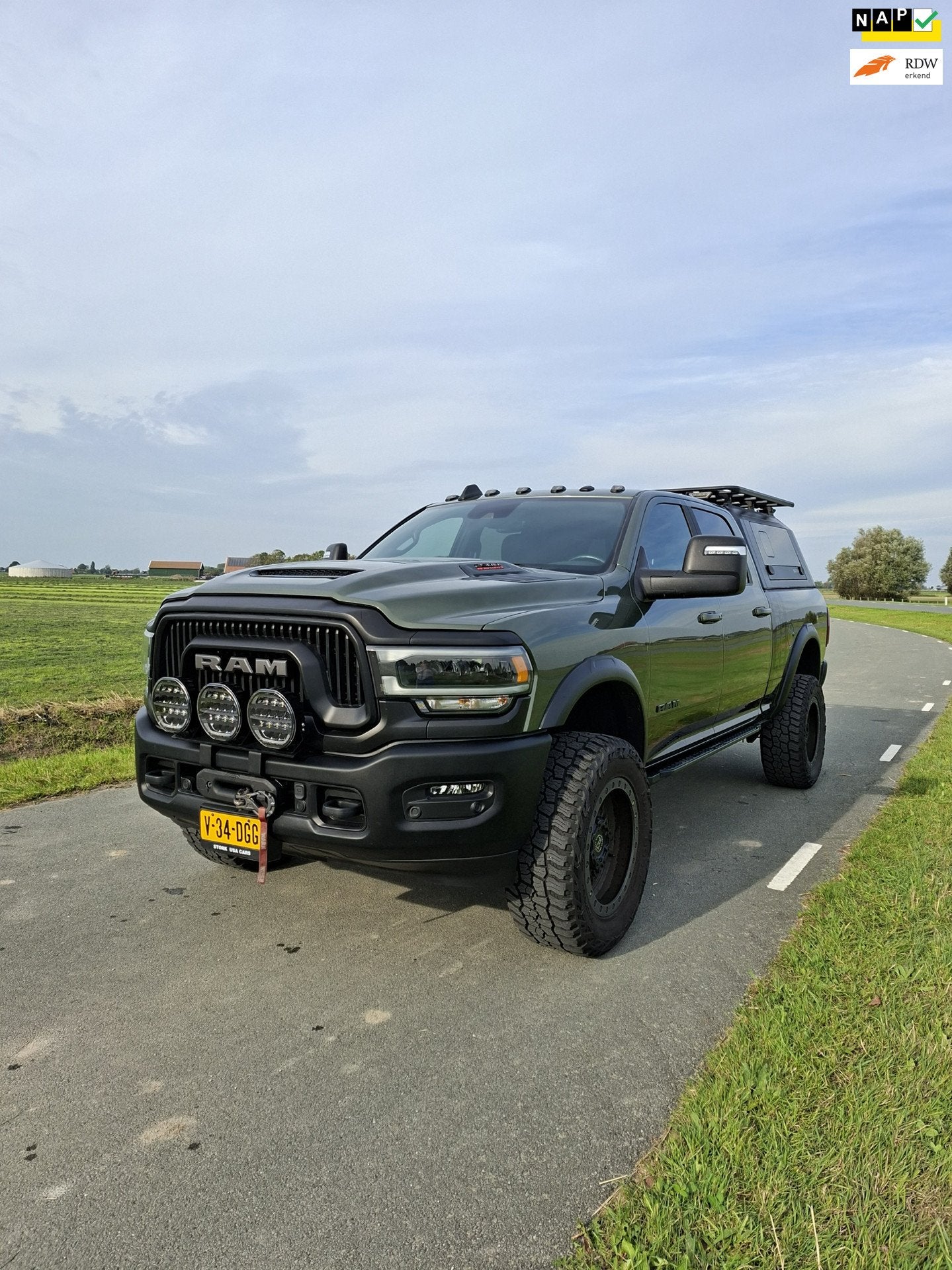 Dodge RAM 2500 POWER WAGON, Auto's, Automaat, Verwarmde buitenspiegels, Gebruikt, 416 pk