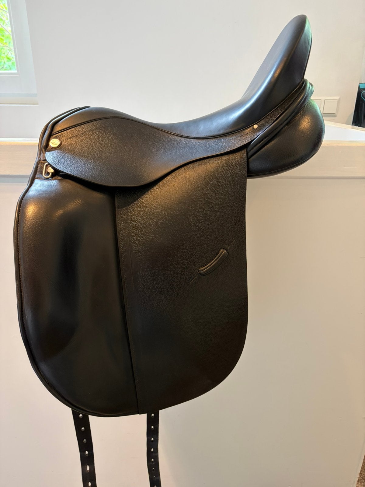 Albion dressuur zadel 17,5 inch MW, Ophalen of Verzenden, Zo goed als nieuw, Dressuur