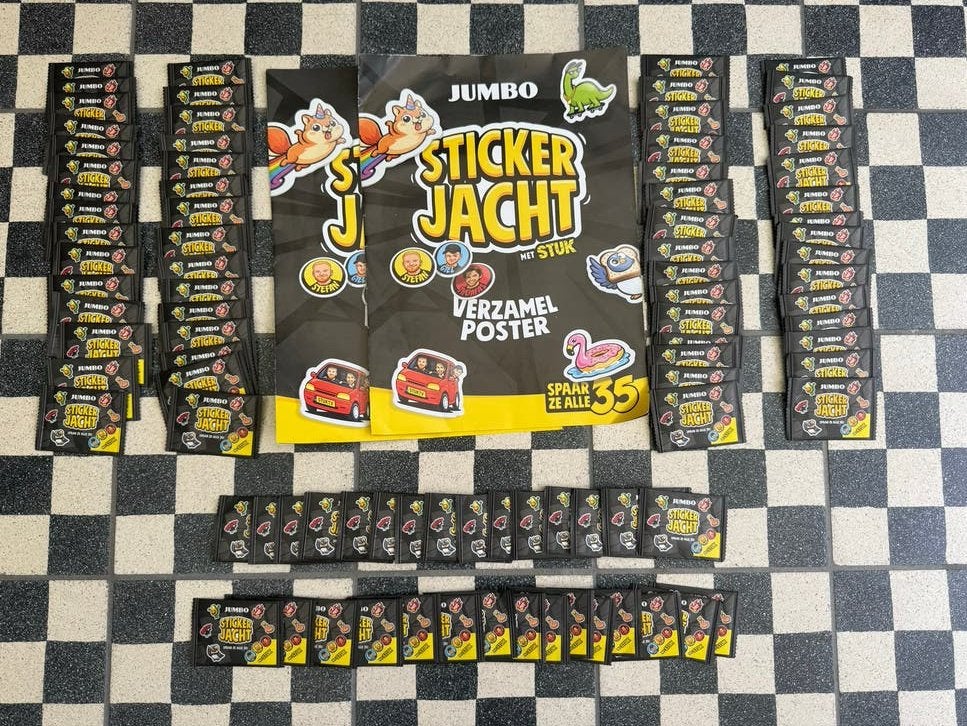 Jumbo Sticker Jacht StukTV, Verzenden, Nieuw, Winkel of Supermarkt