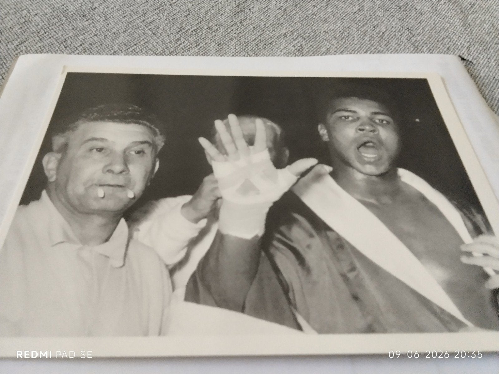 Muhammad Ali en trainer Angelo Dundee Ansicht, Ophalen of Verzenden, 1980 tot heden