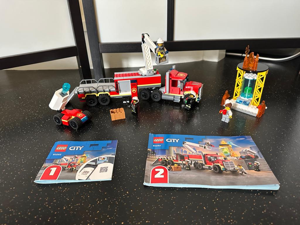 LEGO City 60282 Brandweer Commando Unit - Compleet, Kinderen en Baby's, Speelgoed | Bouwstenen, Zo goed als nieuw, Overige merken