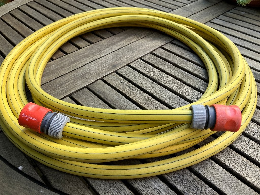 Tuinslang waterslang 11 meter met aansluitingen, Ophalen of Verzenden, Zo goed als nieuw, Tuinslang
