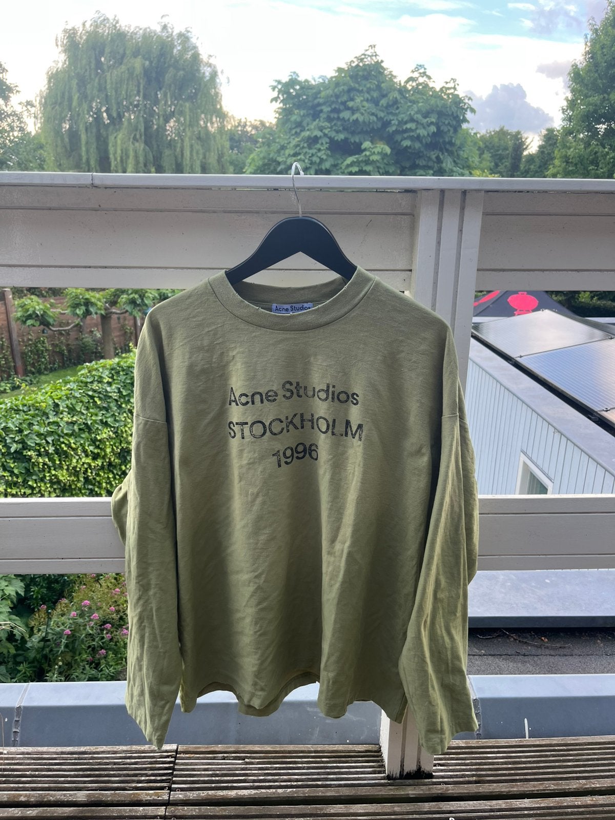 Acne studios longsleeve, Kleding | Heren, Truien en Vesten, Verzenden, Nieuw, Maat 52/54 (L), Groen