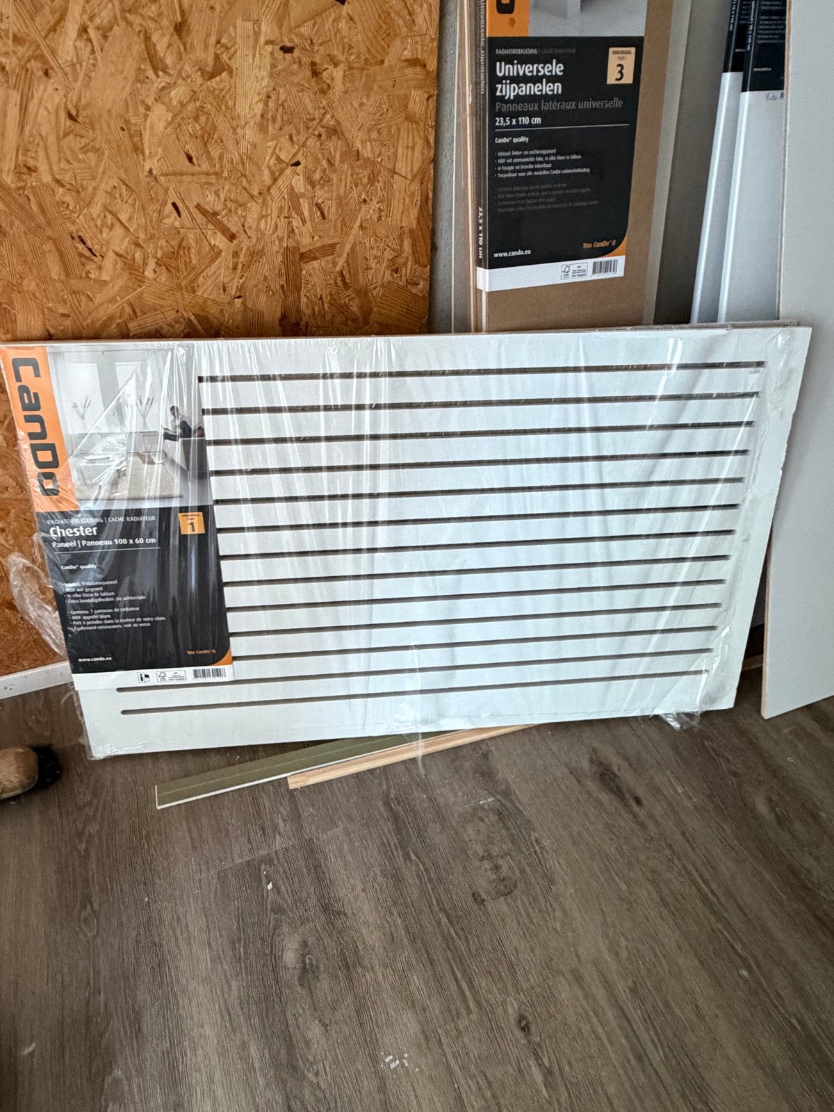 CanDo Radiatorbekleding Chester Paneel 100 x 60 cm, Ophalen, 30 tot 80 cm, Radiator, Nieuw