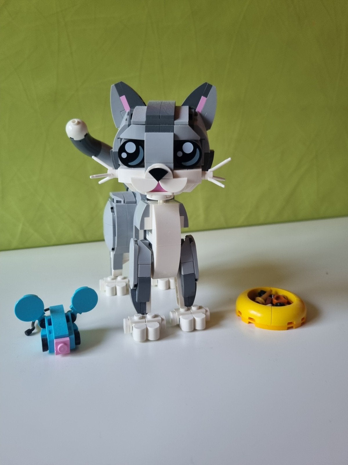 Lego kat met muis en voerbakje, Ophalen of Verzenden, Gebruikt, Overige merken