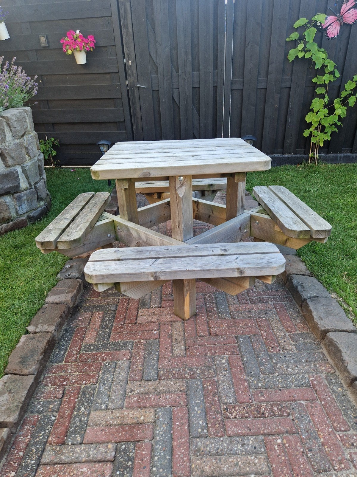Kinder picknicktafel, Ophalen, Rechthoekig, Hout