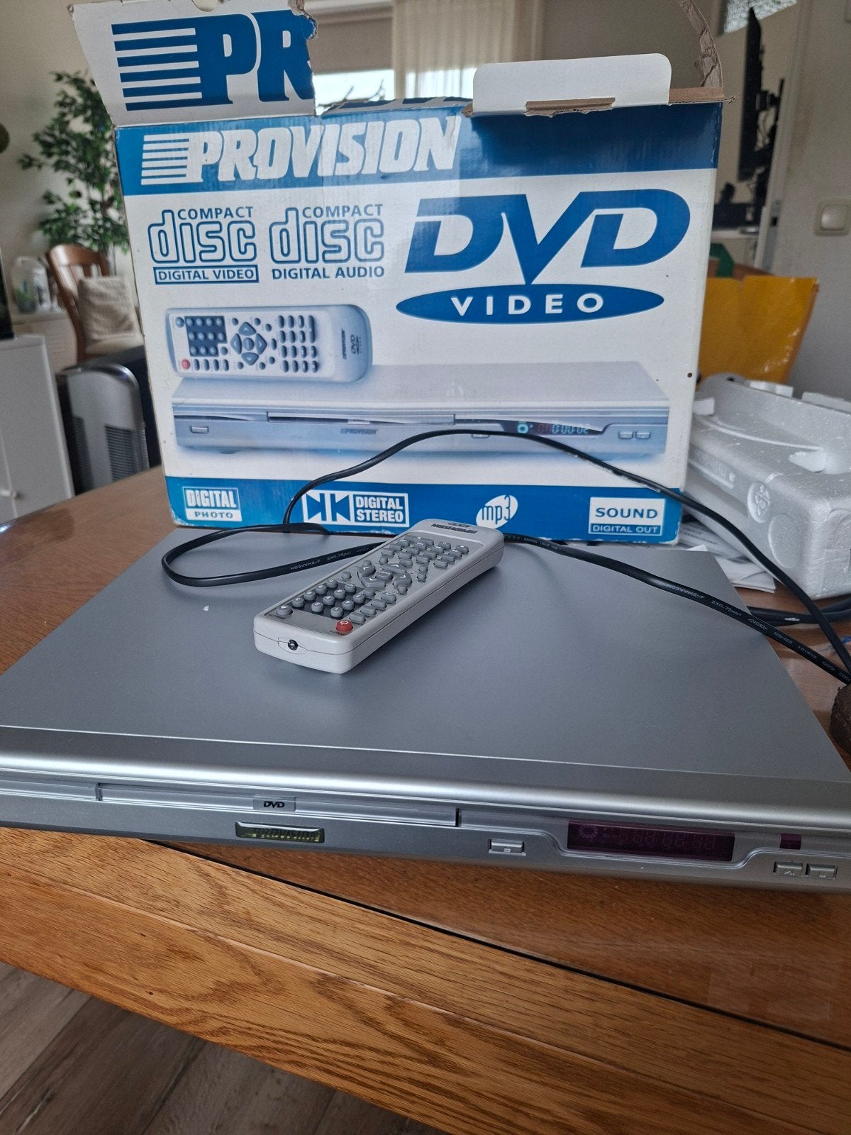 Provision DVD-speler met afstandsbediening, Audio, Tv en Foto, Ophalen of Verzenden, Zo goed als nieuw, Dvd-speler, Overige merken
