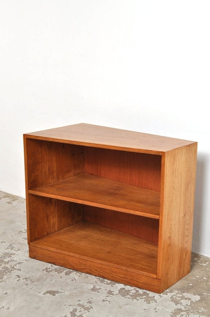 Vintage eiken hoekkastje tv-meubel boekenkast jaren 50, Huis en Inrichting, Kasten | Overige, Ophalen of Verzenden, Gebruikt