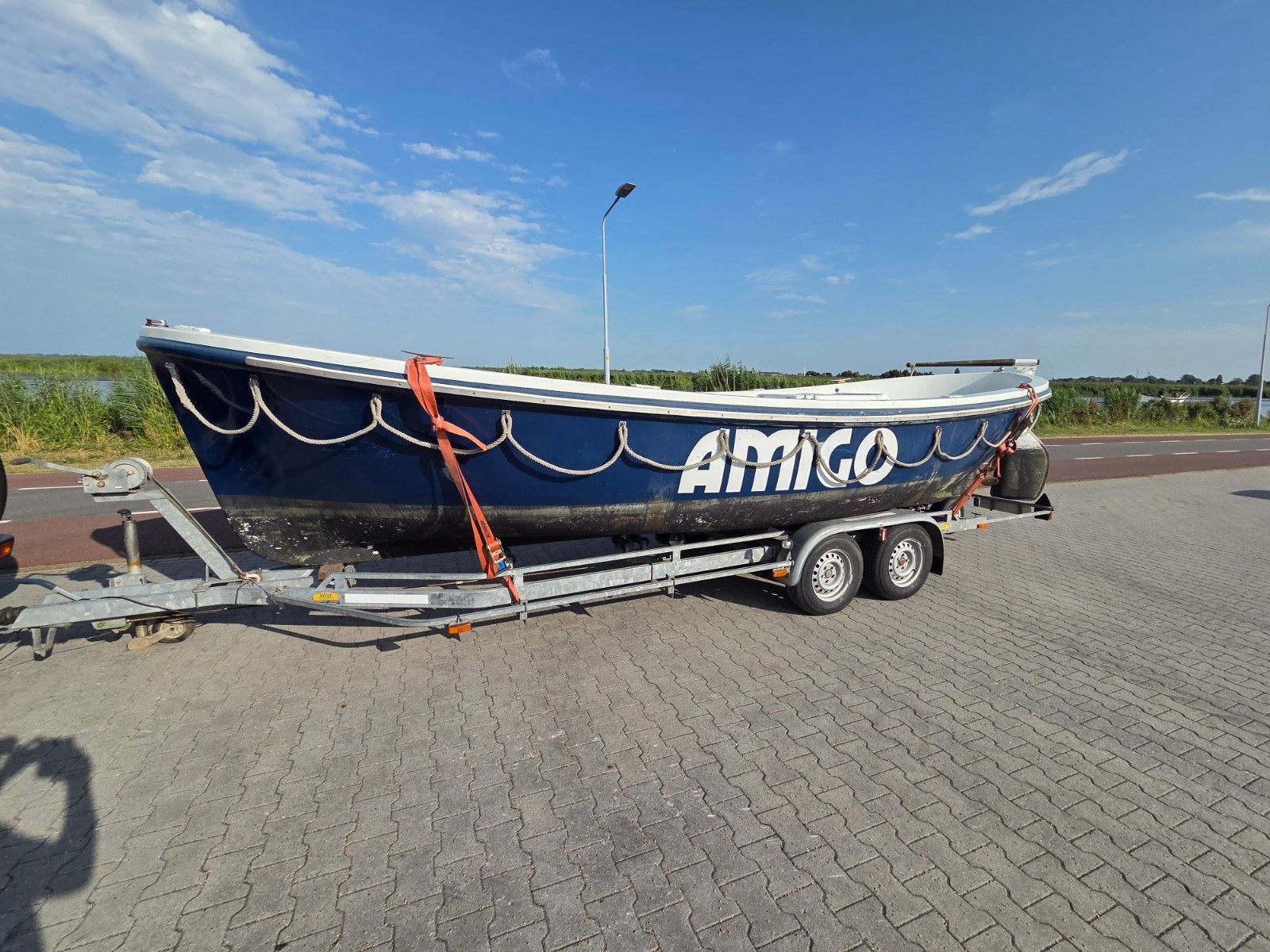 reddingssloep harding 7,50 diesel met werk, kan bezorgd word, Watersport en Boten, Gebruikt, Binnenboordmotor, Diesel, Reddingssloep