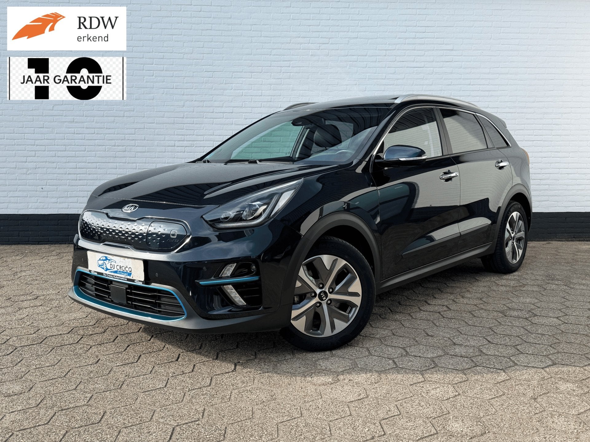 Kia E-Niro ExecutiveLine 64 kWh LEDER l SCHUIFDAK l SoH 99%, Auto's, Adaptive Cruise Control, Gebruikt, Zwart, 1712 kg