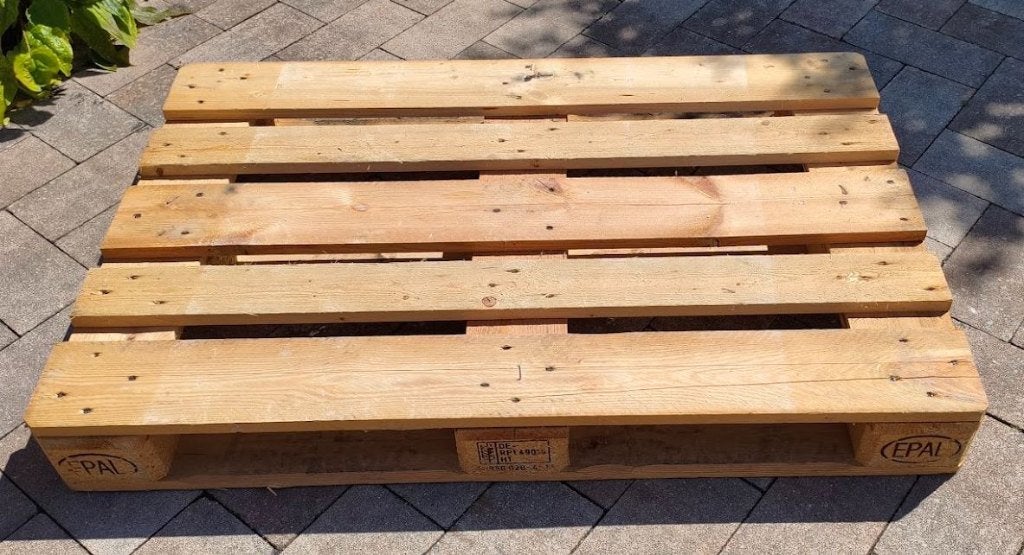 Stevige standaard Euro pallet 120 x 80 x 14,4 cm, Ophalen, Zo goed als nieuw, 50 mm of meer, Minder dan 200 cm