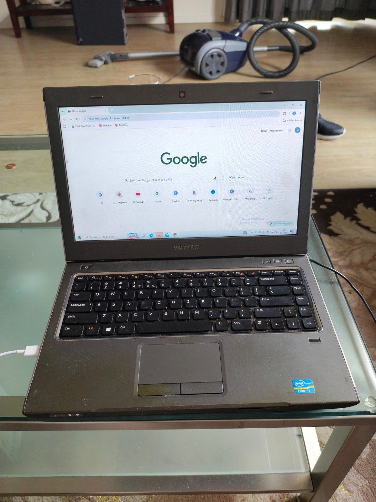 snelle dell laptop intel i7,6gb ram,ssd,windows 11, Ophalen, 2 tot 3 Ghz, 15 inch, Zo goed als nieuw