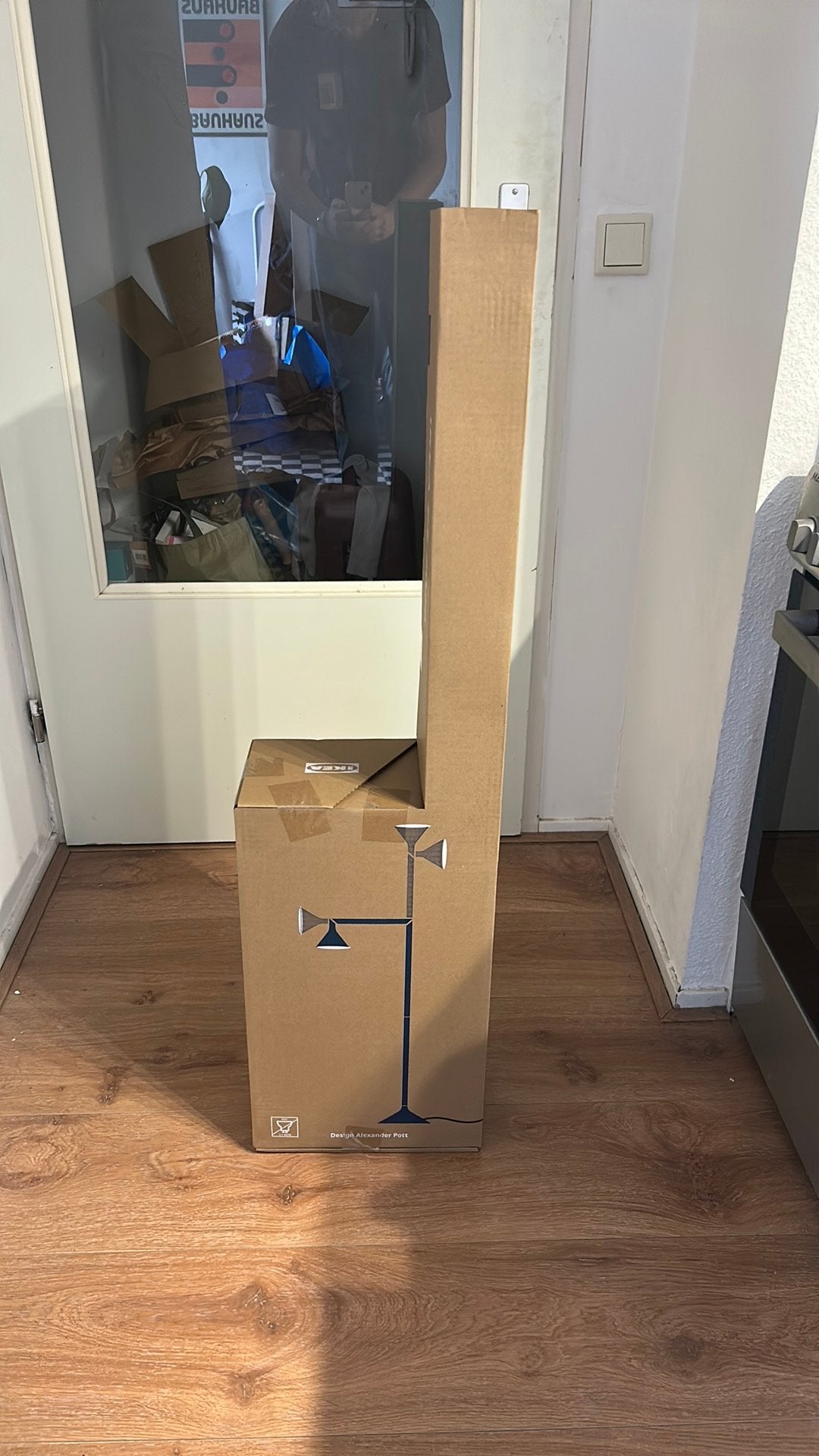 Ikea Ps 2026 - Alexander Pott Lamp Blauw, Ophalen, Zo goed als nieuw, Minder dan 100 cm