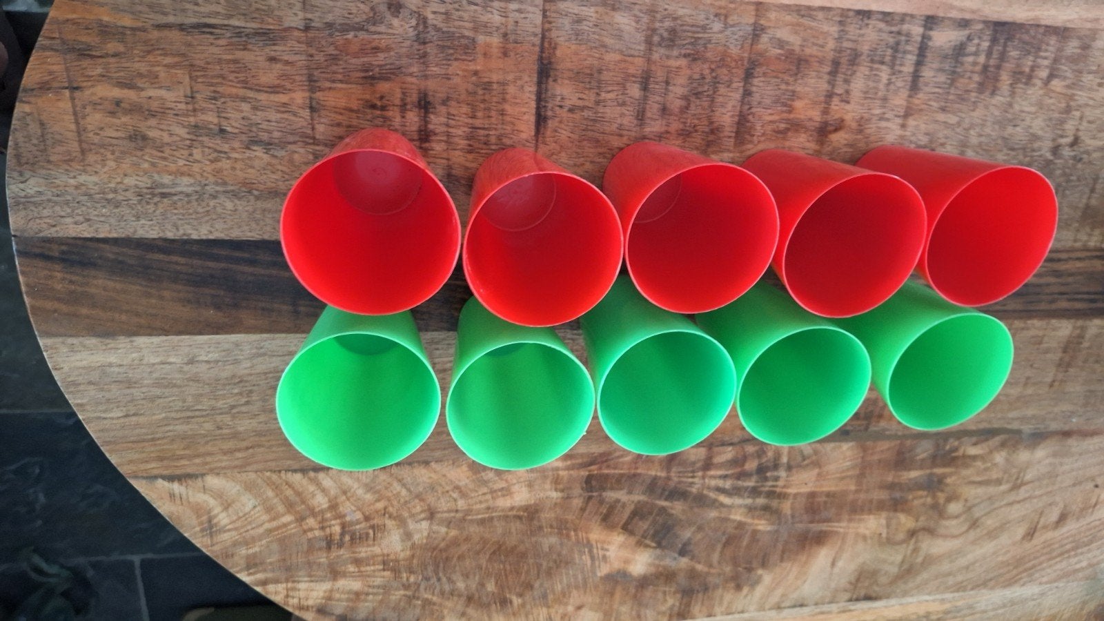 10 plastic drinkbekers in Marokkaanse kleuren, Ophalen of Verzenden, Nieuw, Kunststof, Meerkleurig