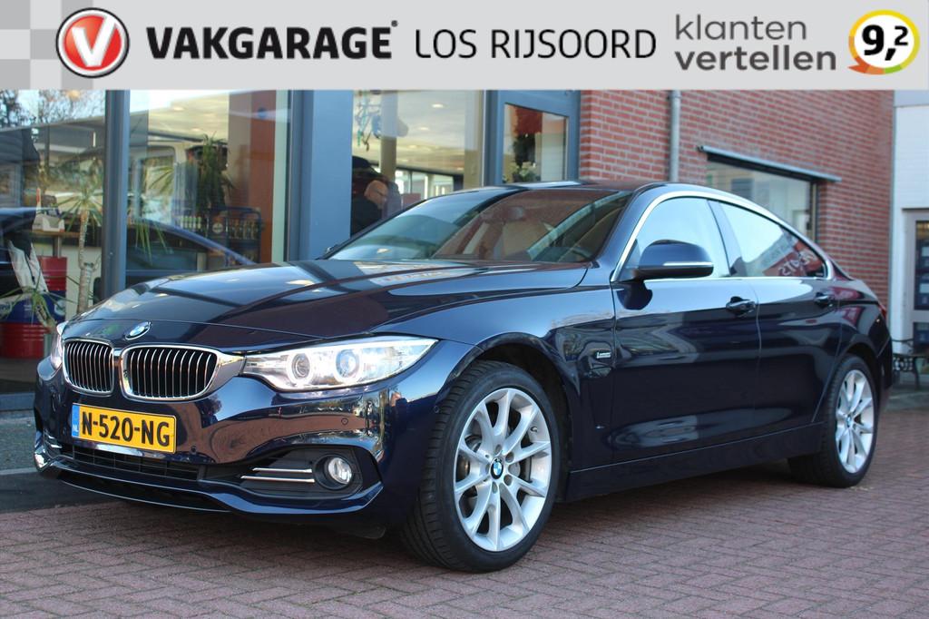 BMW 4-Serie 435i xDrive | M-Sport | 306PK | Vol-Led | Wit-Le, Parkeersensor, Euro 6, 4-Serie, Blauw