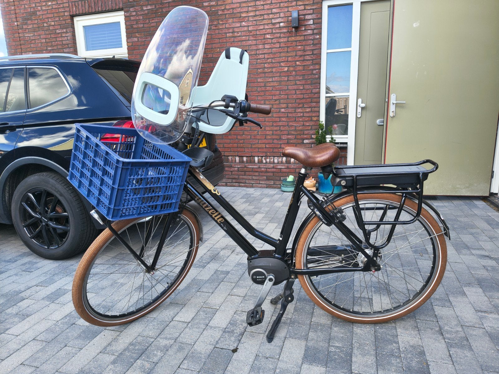Gazelle Miss Grace C7 HMB Active Line met Bobike zitje, Fietsen en Brommers, Elektrische fietsen, 51 tot 55 cm, Ophalen, Zo goed als nieuw