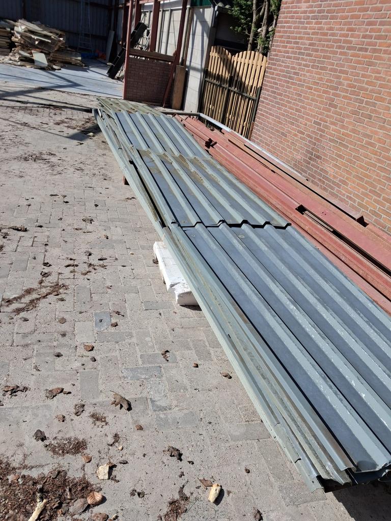 Gebruikte DAMWAND met bijbehorende isolatie platen., Doe-het-zelf en Verbouw, Metalen, Ophalen, Gebruikt, IJzer