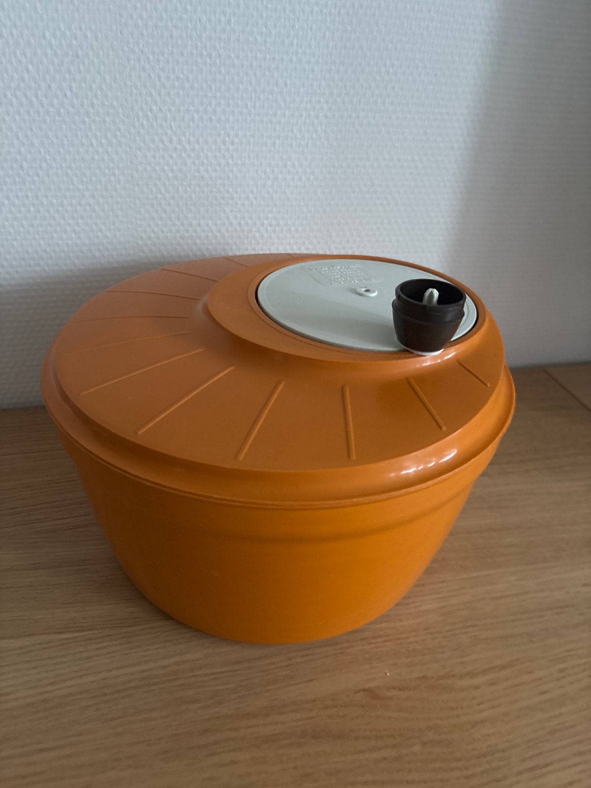 Vintage Moulinex slacentrifuge - Oranje, Gebruikt, Overige typen, Oranje, Ophalen of Verzenden