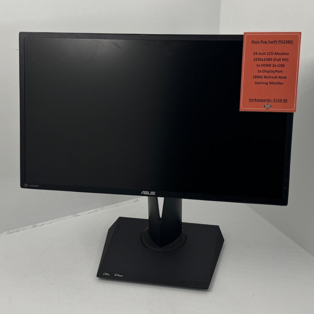 ASUS ROG Swift PG248Q Gaming Monitor | Met garantie, Computers en Software, Monitoren, Zo goed als nieuw, 201 Hz of meer, DisplayPort