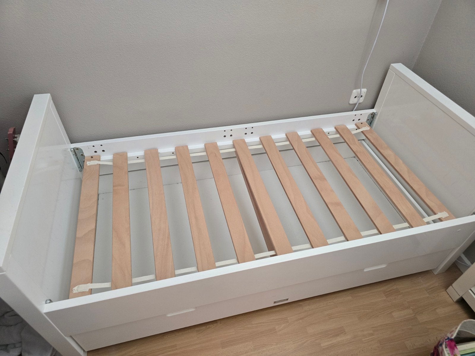 Bopita peuterbed Jonne 150x70 cm inclusief lade, Gebruikt, 70 tot 85 cm, 140 tot 160 cm, Ophalen