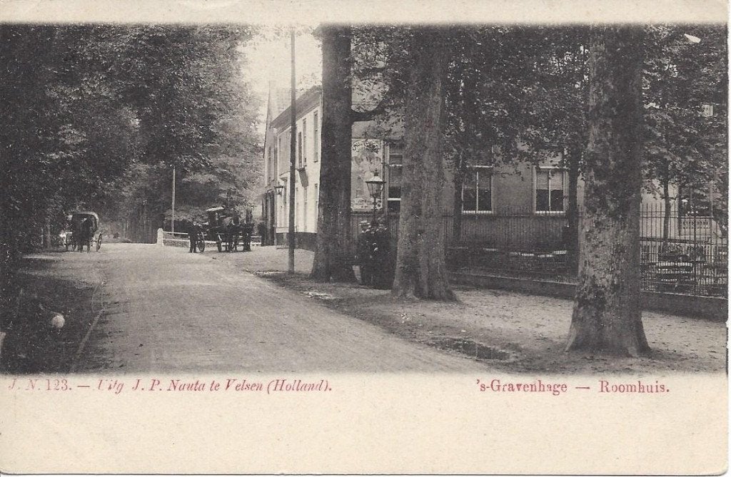 's Gravenhage, Roomhuis, Volk, ca.1900. Uitg. Nauta J.N. 123, Ophalen of Verzenden, Voor 1920, Ongelopen, Zuid-Holland