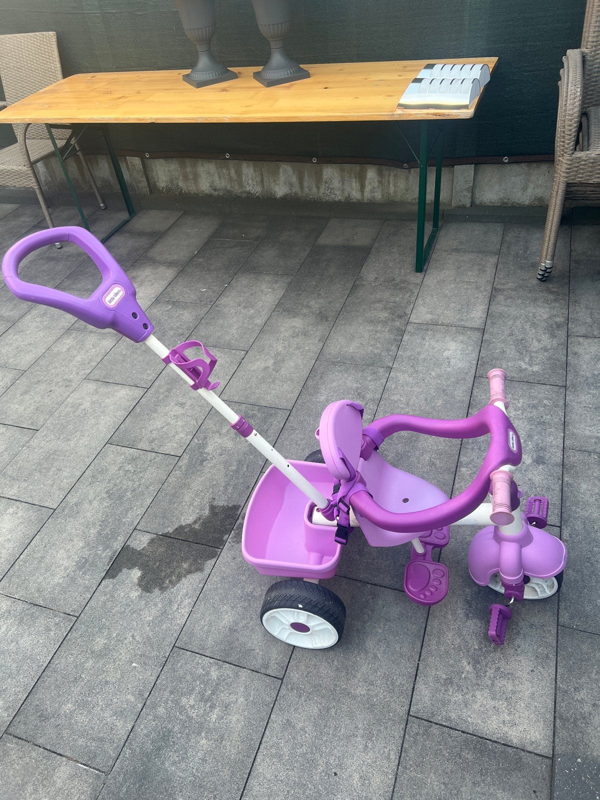 Little Tikes 4-in-1 Driewieler - Paars, Ophalen of Verzenden, Gebruikt, Trapvoertuig