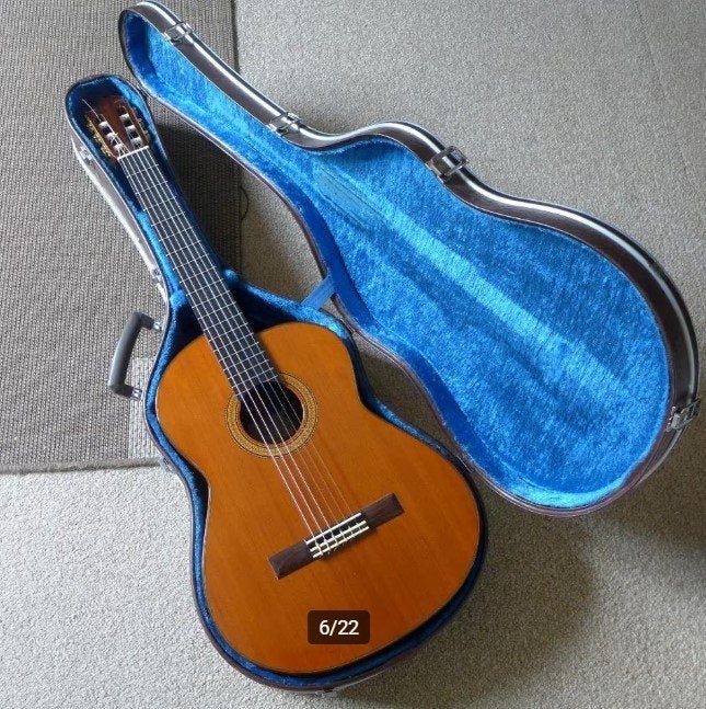 K. Yairi CY132c 1983, Ophalen of Verzenden, Zo goed als nieuw, Klassieke of Spaanse gitaar, Met koffer