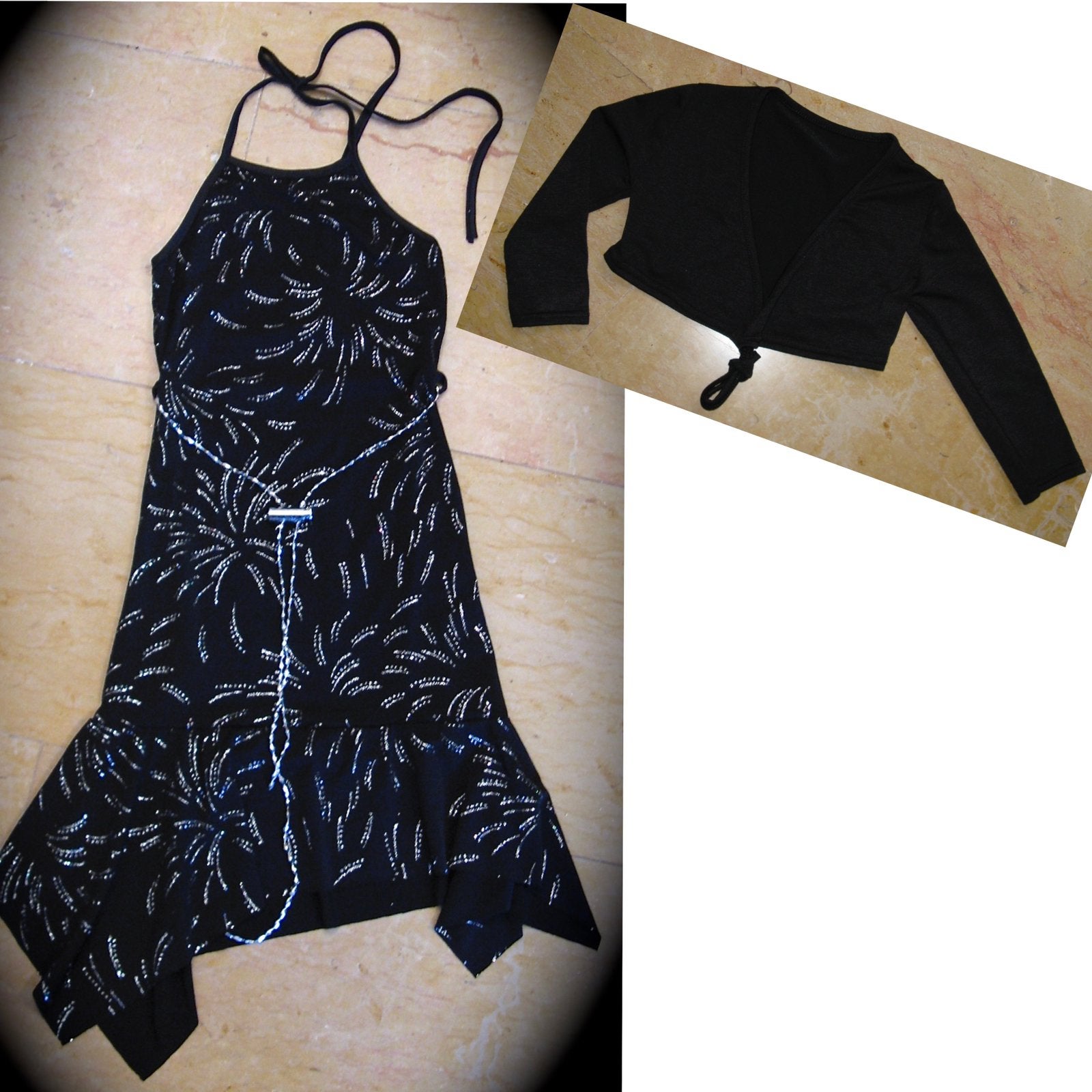 NIEUW jurk kerst glitter zilver GRATIS bolero mt 110/116, Kinderen en Baby's, Kinderkleding | Maat 110, Ophalen of Verzenden, Nieuw