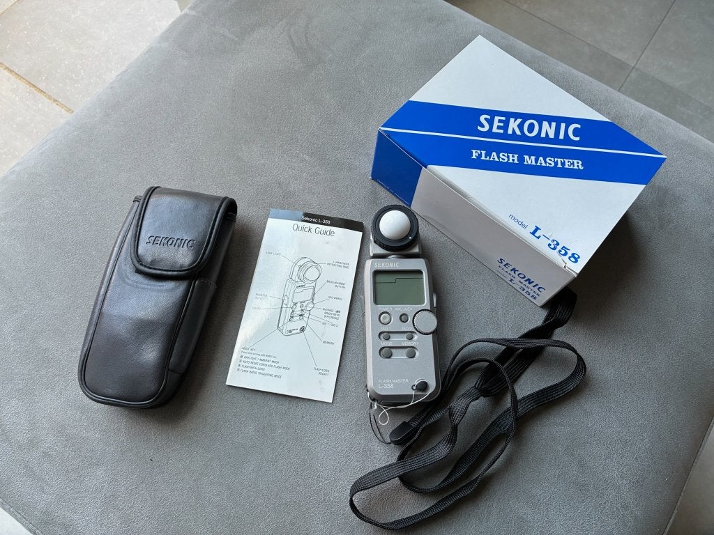Lichtmeter Sekonic L-358 Flash Master, Ophalen of Verzenden, 1980 tot heden, Overige typen