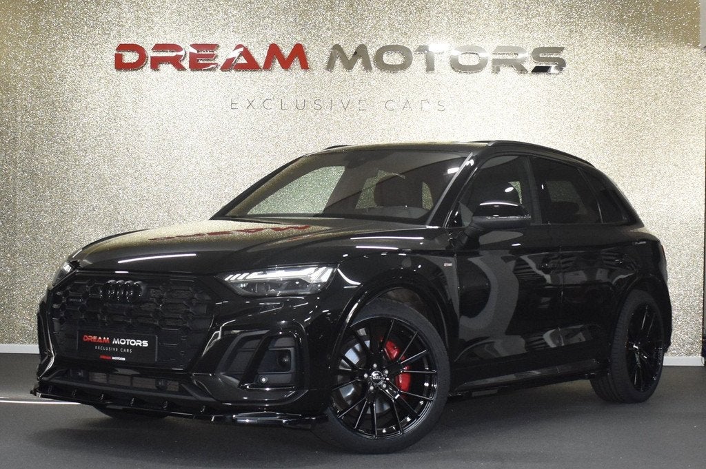 Audi Q5 50 TFSI e S-Line Quattro 299pk | LUCHTVERING | MASSA, Automaat, Gebruikt, Zwart, 4 cilinders