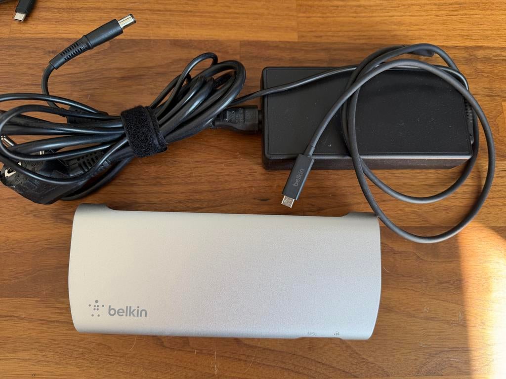 Belkin Thunderbolt 3 Express Dock HD, Computers en Software, Dockingstations, Belkin, Ophalen of Verzenden, Zo goed als nieuw