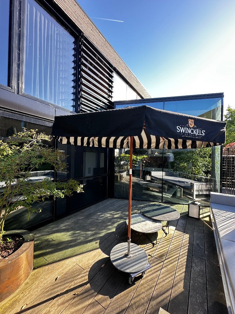 Tuuci Baymaster M1 Classic hoogwaardige parasol parsolvoet, Tuin en Terras, Parasols, Ophalen, Gebruikt, Minder dan 1 meter, Stokparasol