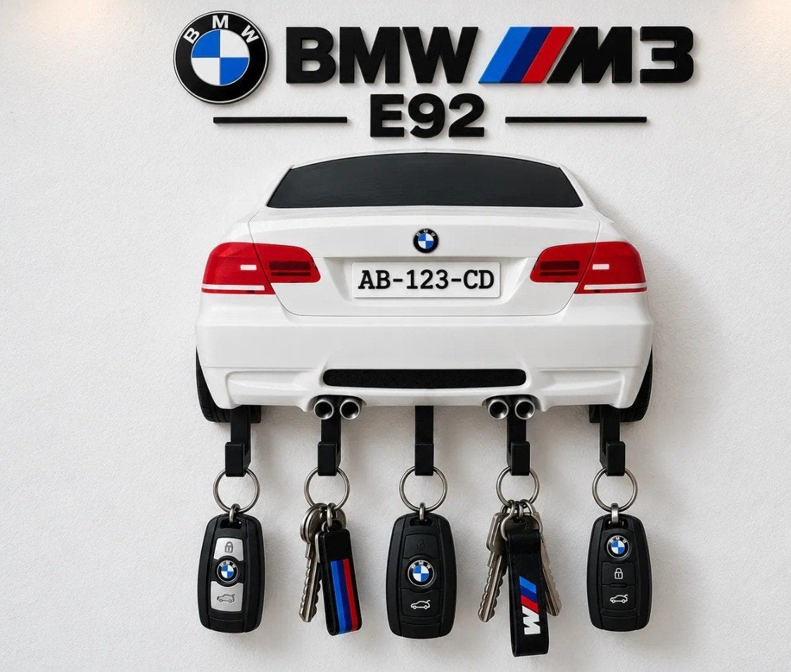 BMW E92 Sleutelhouder - Diverse kleuren beschikbaar, Meerkleurig, Nieuw, Kunststof, Ophalen of Verzenden