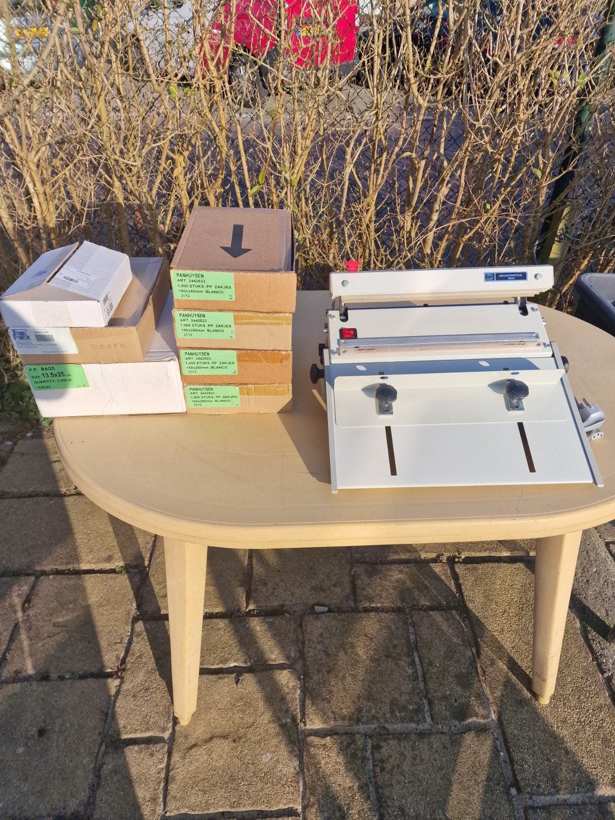 Impulssealer seal sealapparaat folie sealer magneetsealer, Ophalen