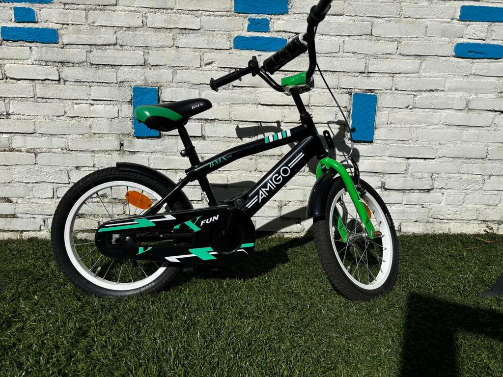 Amigo BMX FUN kinderfiets 16 inch, Fietsen en Brommers, Fietsen | Jongens, Ophalen, Zo goed als nieuw, 16 inch