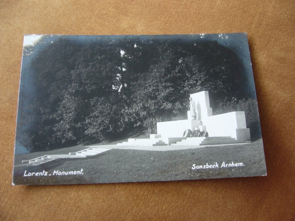 ARNHEM  =  LORENTZ MONUMENT, Ophalen of Verzenden, 1920 tot 1940, Gelopen, Gelderland