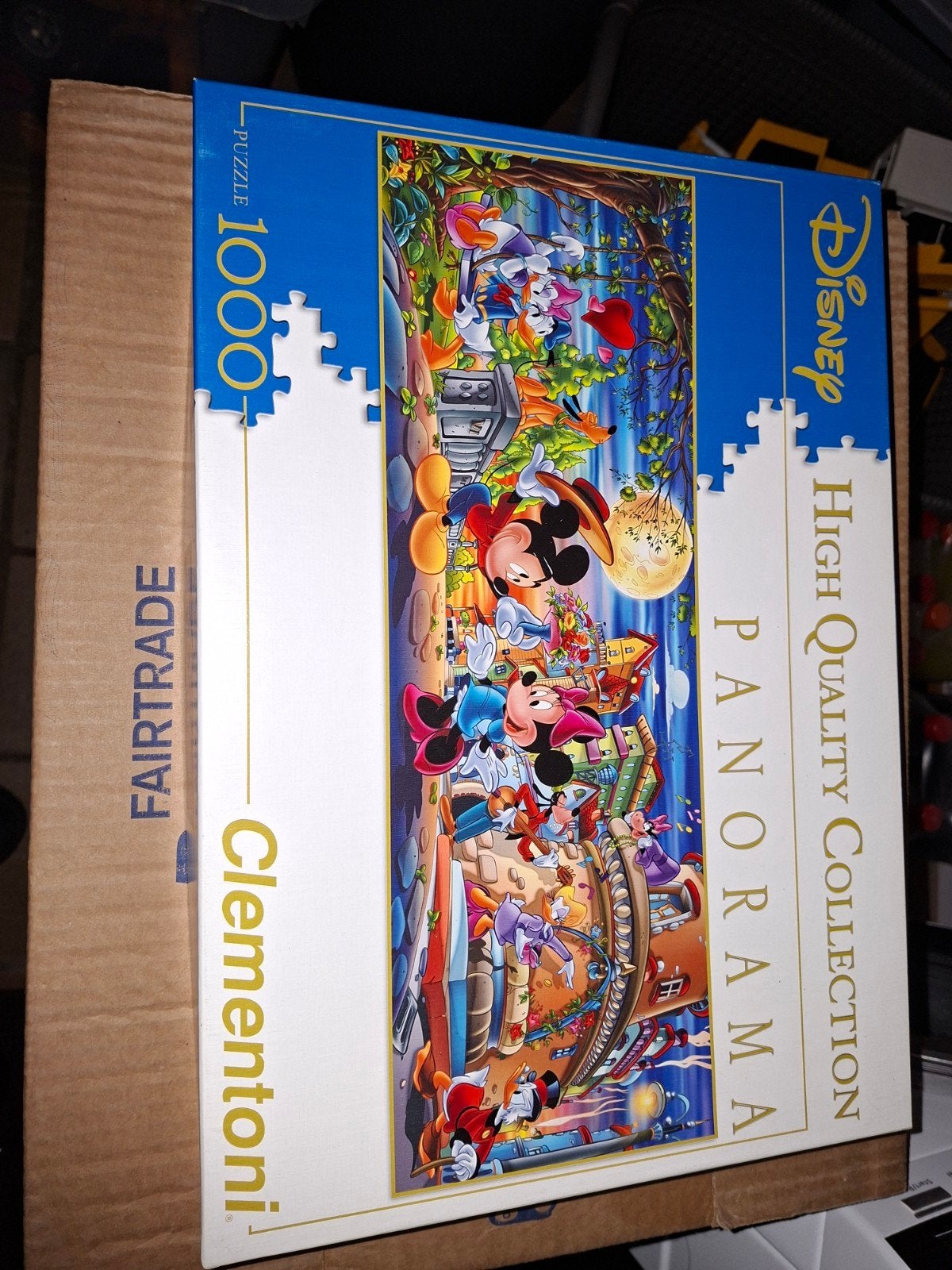 Disney Clementoni Panorama Legpuzzel 1000 stukjes, Ophalen, 500 t/m 1500 stukjes, Zo goed als nieuw, Legpuzzel