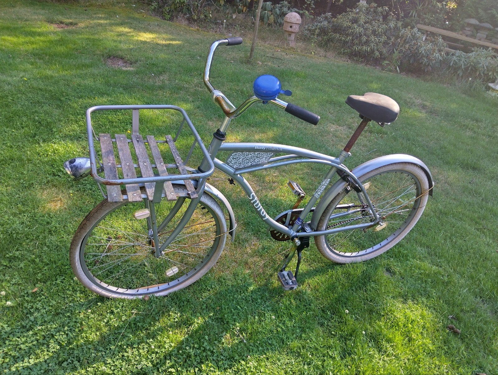 Stoere Pelikaan Cruiser Fiets met Voordrager, Ophalen, Terugtraprem, Gebruikt, Staal