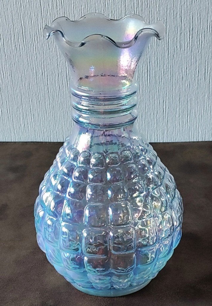 Vintage RIVIÈRA MAISON Parelmoer vaas, Huis en Inrichting, Ophalen of Verzenden, Zo goed als nieuw, Transparant, Glas
