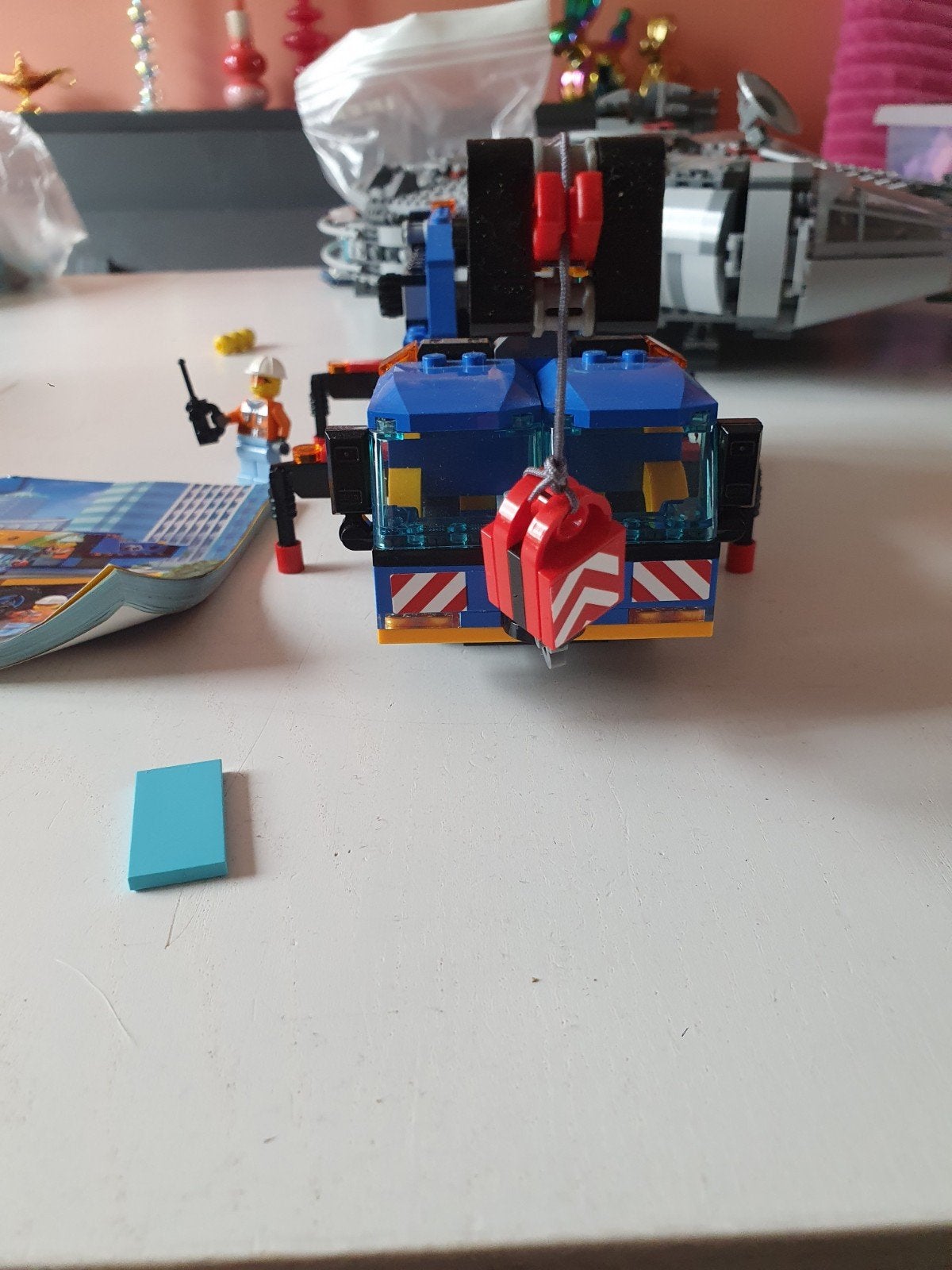 LEGO City Mobiele Kraan 60324 met 2 minifiguren, Compleet, City, Lego, Ophalen of Verzenden
