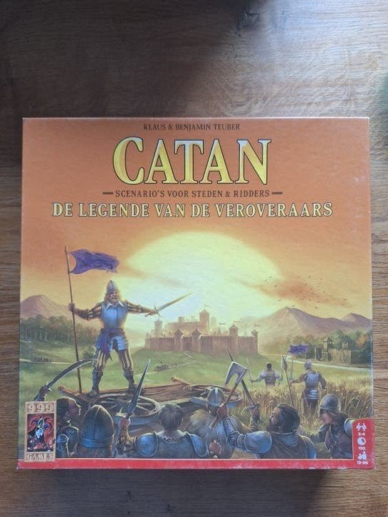 Catan - Legende van de veroveraars, Hobby en Vrije tijd, Ophalen of Verzenden, Zo goed als nieuw, 999 Games