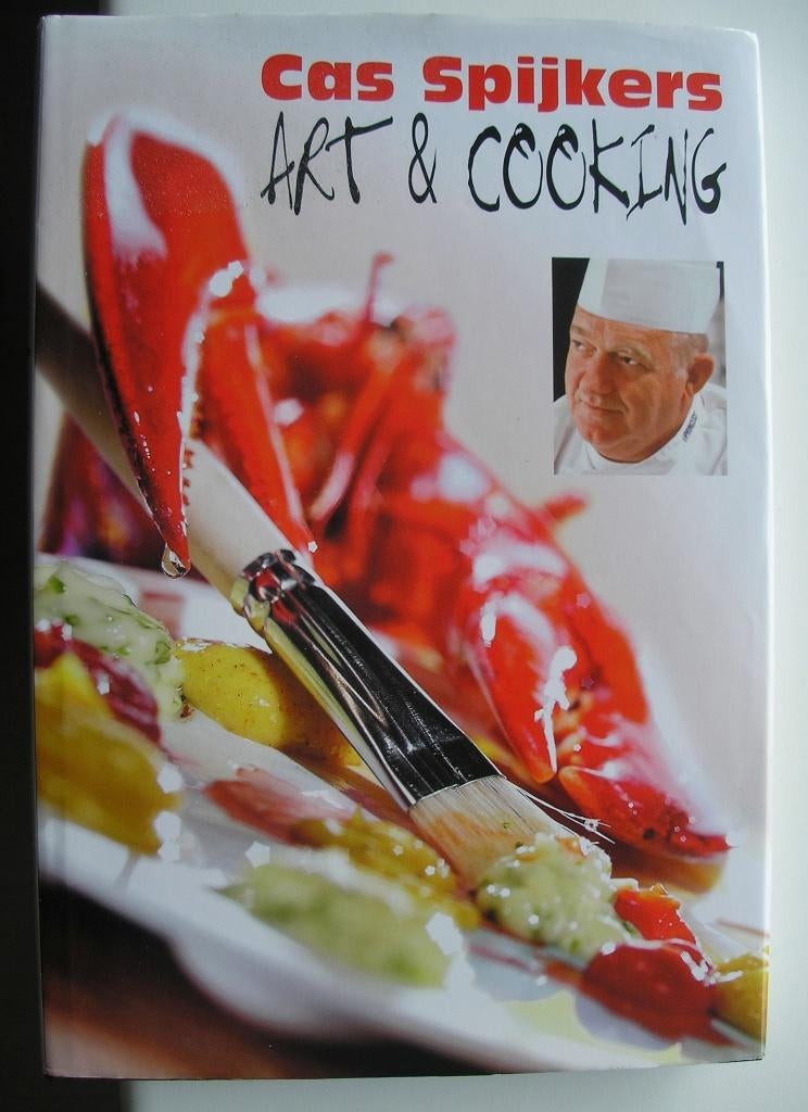 Cas Spijkers ART & COOKING - Zeldzame Engelstalige uitgave!, Boeken, Kookboeken, Ophalen of Verzenden, Zo goed als nieuw, Nederland en België