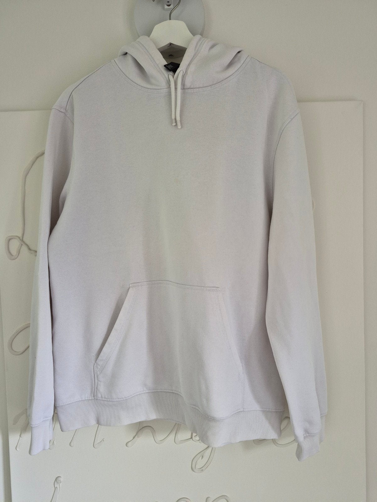 H&M Relaxed Fit Hoodie Maat M, Maat 48/50 (M), Wit, Ophalen of Verzenden, H&M