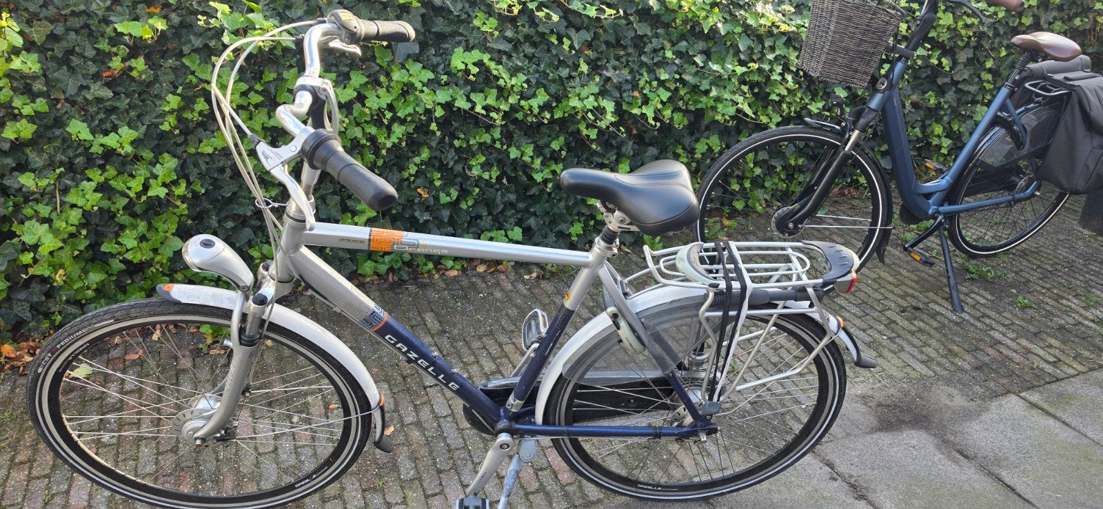 Gazelle Orange herenfiets - gebruikt, Ophalen, Gebruikt, Velgrem, Versnellingen