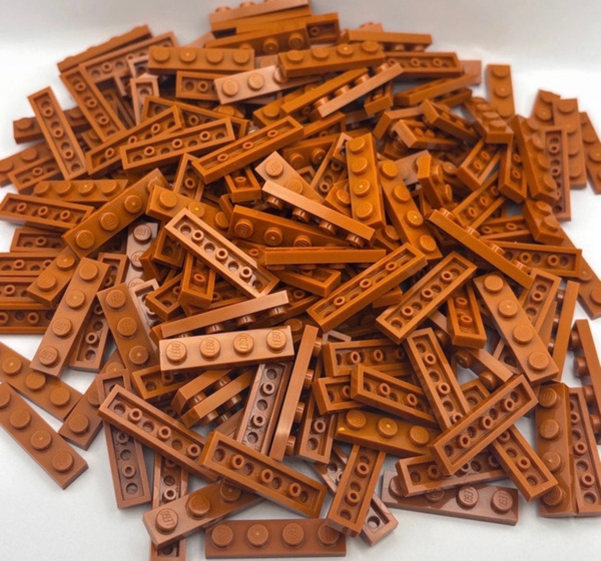 Nieuwe Lego dark orange 200 stuks - Bundelen mogelijk, Verzenden, Nieuw